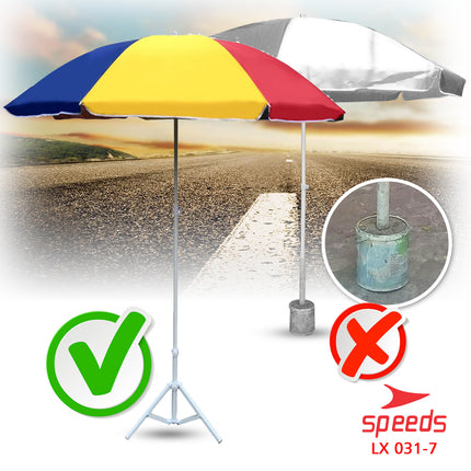 SPEEDS Kaki Penyangga Tripod Dudukan Payung Tenda Parasol Pantai Serbaguna 031-7