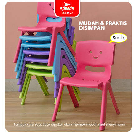 SPEEDS Kursi Anak Warna Warni 031-72