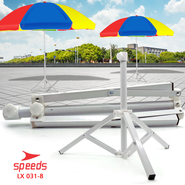 SPEEDS Kaki Penyangga Tripod Dudukan Payung Tenda Parasol Pantai Serbaguna 031-8