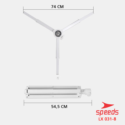 SPEEDS Kaki Penyangga Tripod Dudukan Payung Tenda Parasol Pantai Serbaguna 031-8