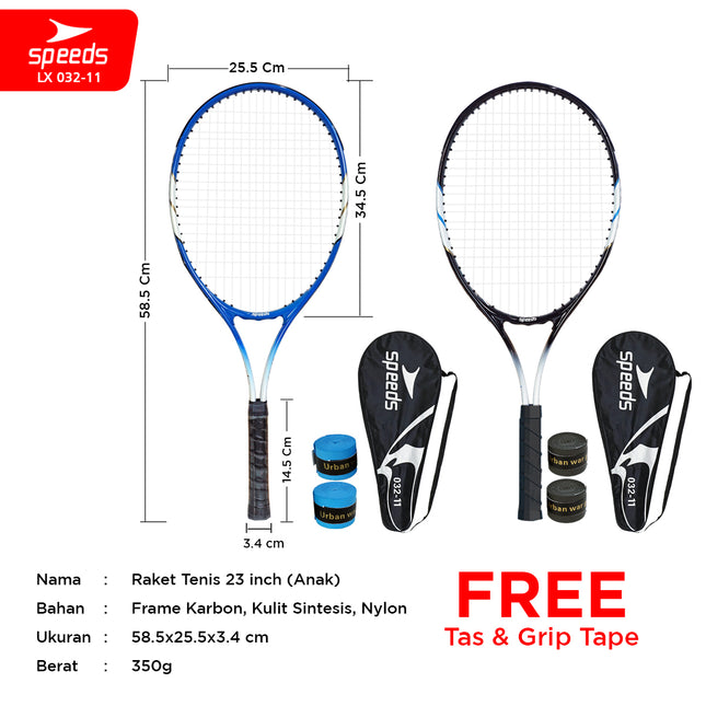 SPEEDS Raket Tennis Set Bola Raket Tenis Latihan Tenis Tennis Trainner Training Toll Exercise Alat Olahraga Tennis 032-11