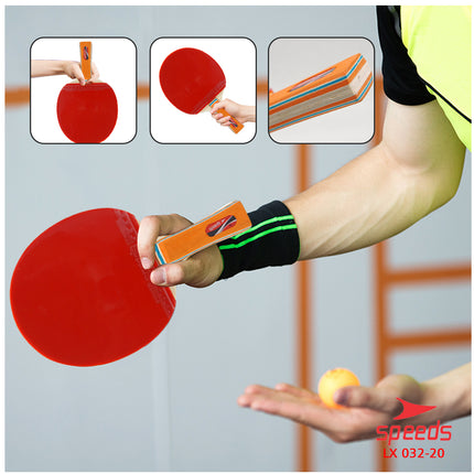 SPEEDS Bet Ping Pong Bat Pingpong Bad Raket Tenis Meja Bahan Karet 032-20