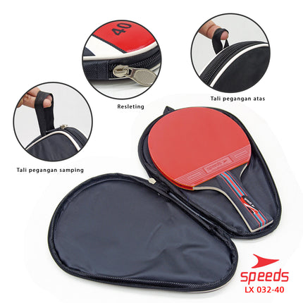 SPEEDS Bet Tennis Meja PIngpong Bola PIngpong  Premium Kayu Berkualitas 032-40