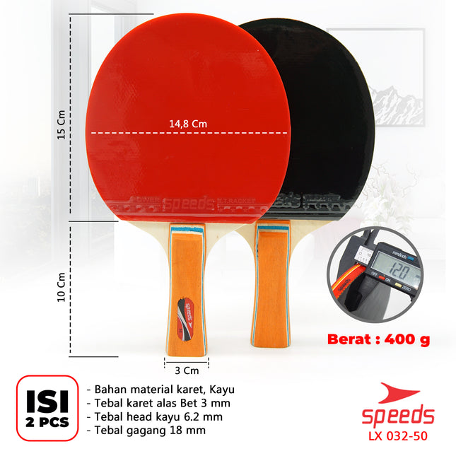 SPEEDS Bet Pingpong Tennis Meja Set tenis meja Set pingpong Bet Pingpong 032-50