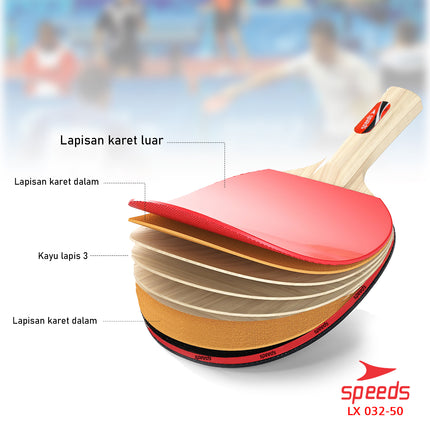 SPEEDS Bet Pingpong Tennis Meja Set tenis meja Set pingpong Bet Pingpong 032-50