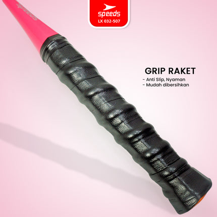SPEEDS Raket Badminton Raket Racket Bulu Tangkis Outdoor Original Pertandingan 032-507