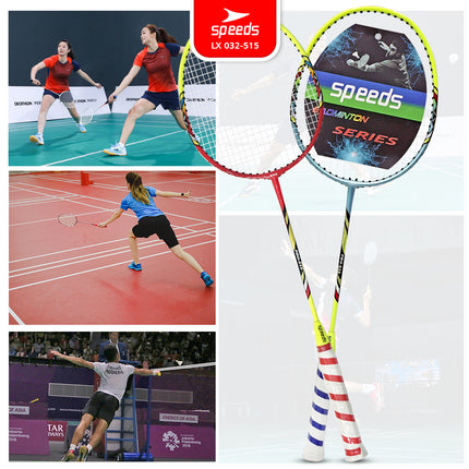 SPEEDS Raket Badminton Original Bulu Tangkis Racket Olahraga Pertandingan 032-515