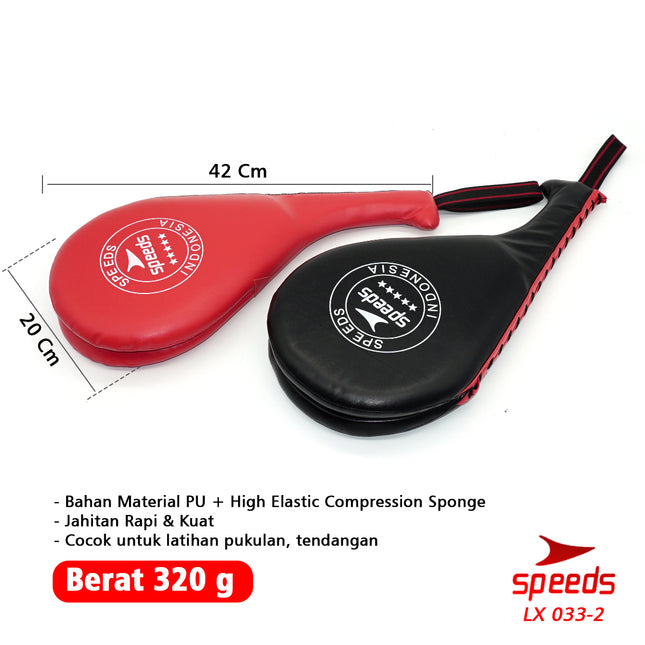SPEEDS Double Target Taekwondo Foot Target Alat Latihan Taekwondo Target Pukul Original 033-2