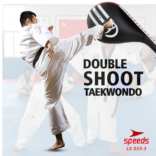 SPEEDS Double Shoot Taekwondo Foot Target Alat Latihan Taekwondo Target Pukul Original Impor 033-3