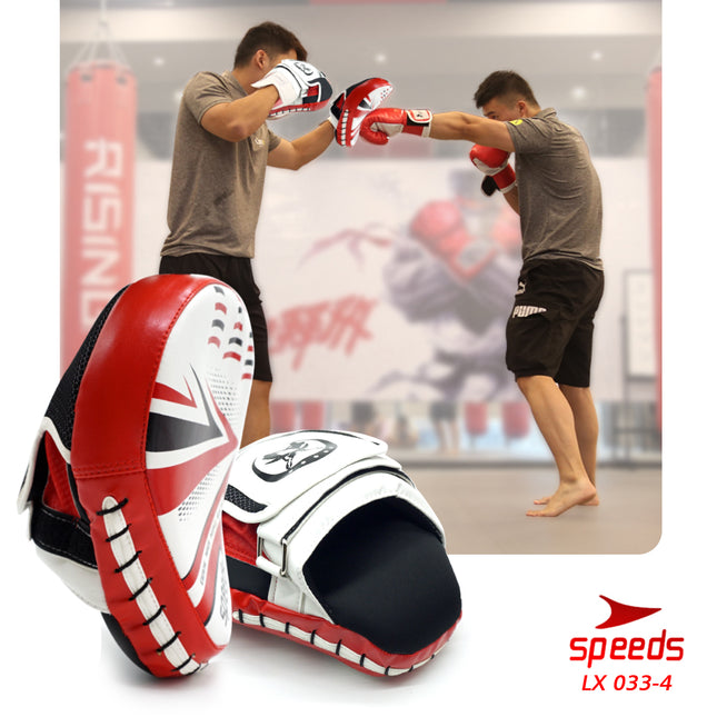 SPEEDS Boxing Pad Muay Thai Taekwondo Hand Target Punching Gloves Pad Bantalan Tinju 033-4