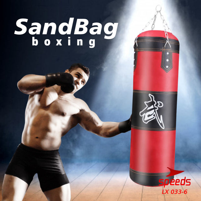 SPEEDS Samsak Tinju / Samsak Muaythai Sanbag Boxing Taekwondo Handbag Olahraga Beladiri 033-6 100CM