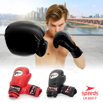 SPEEDS Boxing Gloves Sarung Tinju Twins MMA Muay Thai / Boxing Gloves Sports Punch Training 033-7