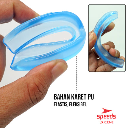 SPEEDS Gumshield Pelindung gigi Dewasa Anak Mouthguard Olahraga Karate Tinju Boxing Tekwondo 033-8