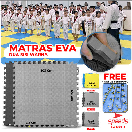SPEEDS Matras Eva Beladiri Matras Arena Silat Matras Boxing Samsak Karate Taekwondo Matras Puzzle Alas Lantai 034-1