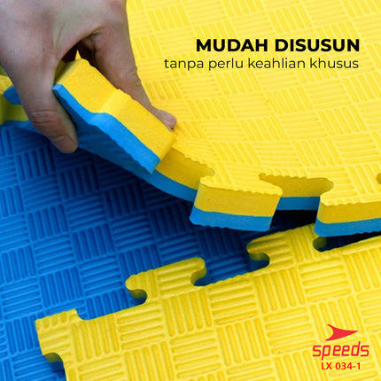 SPEEDS Matras Eva Beladiri Matras Arena Silat Matras Boxing Samsak Karate Taekwondo Matras Puzzle Alas Lantai 034-1