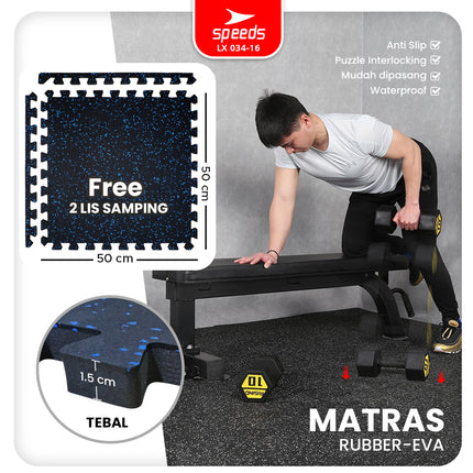 SPEEDS Matras Karet Eva 50x50x1.5cm 034-16