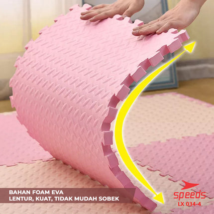 SPEEDS Matras EVA mat 30x30cm 10mm Matras Puzzle Anak Evamat Empuk Soft 034-4