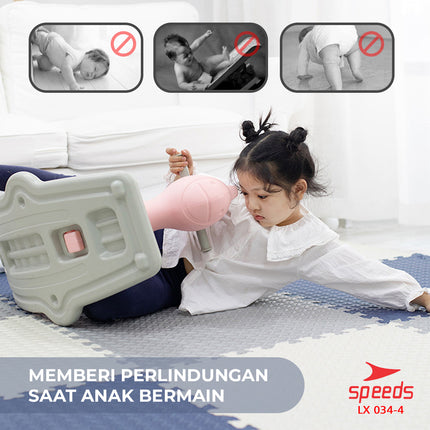 SPEEDS Matras EVA mat 30x30cm 10mm Matras Puzzle Anak Evamat Empuk Soft 034-4