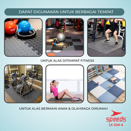 SPEEDS Matras EVA mat 30x30cm 10mm Matras Puzzle Anak Evamat Empuk Soft 034-4