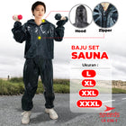 SPEEDS Baju Jaket Sauna Suit Elastis Waterproof Olahraga Detox Pelangsing Keringat 036-1