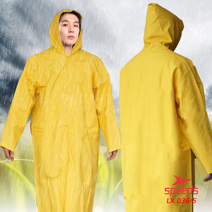 SPEEDS Jas Hujan Rain Coat Ponco Mantel Hujan Anti Air Awet Tebal  Pria Wanita Sunflower 036-5