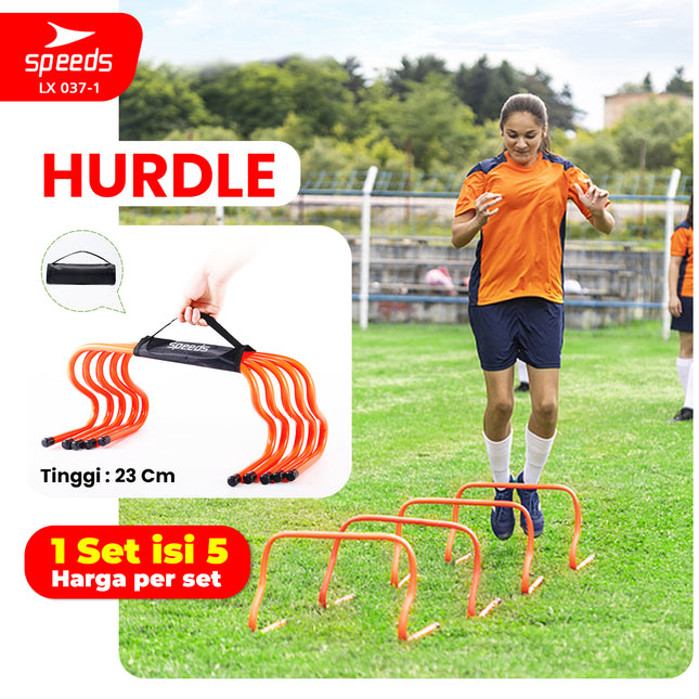 SPEEDS Hurdle Alat Melatih Reflek 1 set 5pcs Dan Lompatan Alat Latih Sepak Bola 037-1