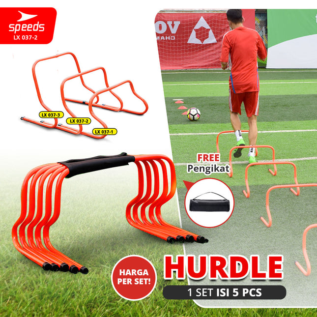 SPEEDS Hurdle Alat Melatih Reflek Dan Lompatan Alat Latih Sepak Bola Atlit Traning 037-2