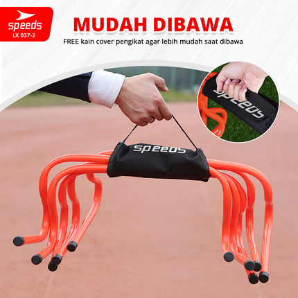 SPEEDS Hurdle Alat Melatih Reflek Dan Lompatan Alat Latih Sepak Bola Atlit Traning 037-2