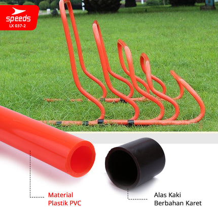 SPEEDS Hurdle Alat Melatih Reflek Dan Lompatan Alat Latih Sepak Bola Atlit Traning 037-2