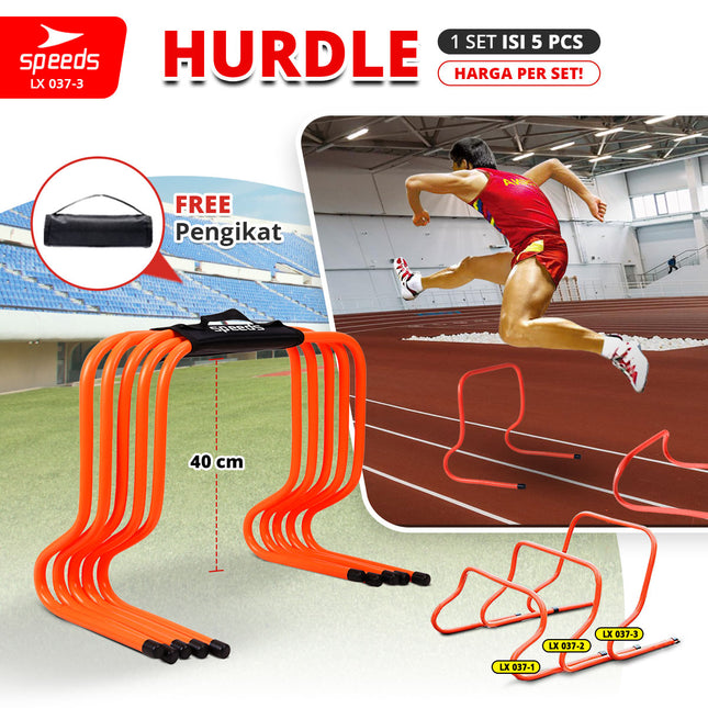 SPEEDS Hurdle Alat Melatih Reflek Dan Lompatan Alat Latih Sepak Bola Atlit Traning 037-3