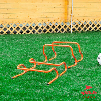 SPEEDS Hurdle Alat Melatih Reflek Lompatan Latihan Sepak Bola Dewasa Latihan Isi 5pcs 037-5