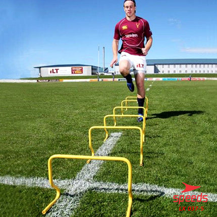 SPEEDS Hurdle Alat Melatih Reflek Lompatan Latihan Sepak Bola Dewasa Latihan Isi 5pcs 037-5