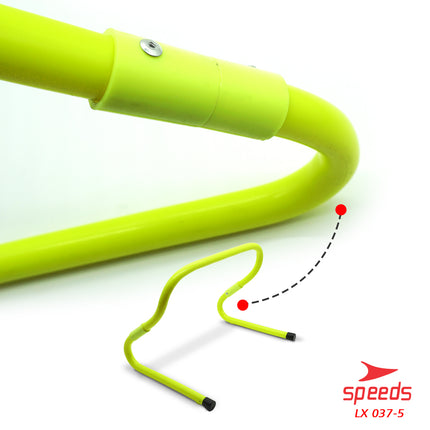 SPEEDS Hurdle Alat Melatih Reflek Lompatan Latihan Sepak Bola Dewasa Latihan Isi 5pcs 037-5