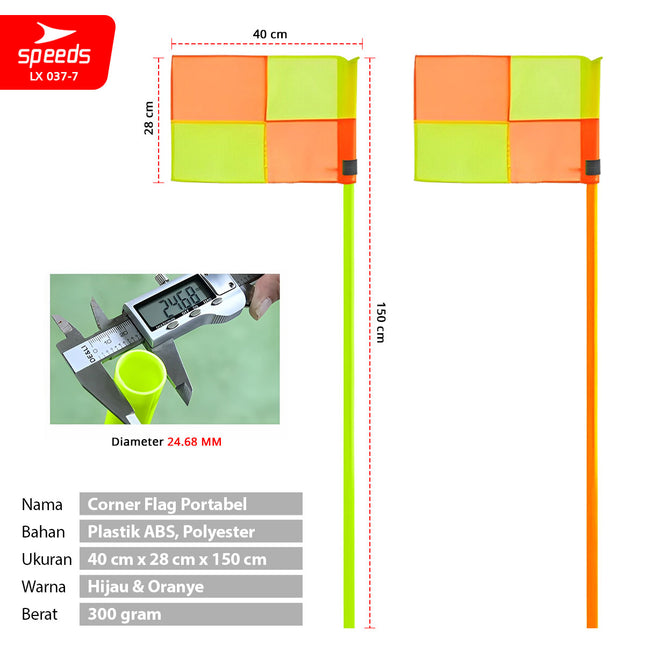 SPEEDS Stick Base Original Import Latihan Agility Dan Kelincahan 037-7