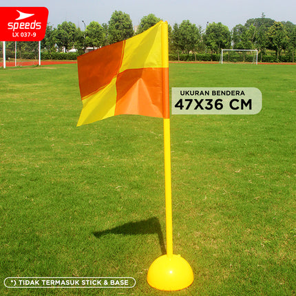 SPEEDS Bendera Sudut Lapangan Olahraga Sepak Bola Corner Flag Soccer Bendera Sepak Pojok 037-9