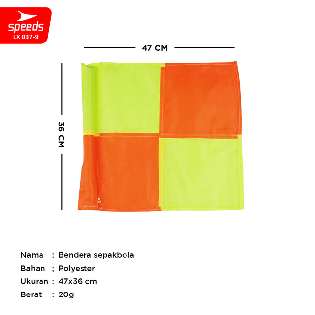 SPEEDS Bendera Sudut Lapangan Olahraga Sepak Bola Corner Flag Soccer Bendera Sepak Pojok 037-9