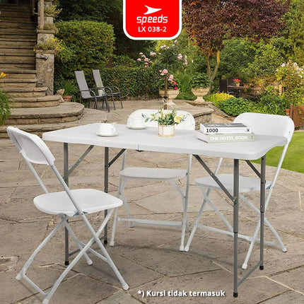 SPEEDS Meja Lipat Plastik Serbaguna Outdoor 038-2