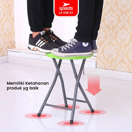 SPEEDS Kursi Lipat Bangku Lipat 30x27x46cm 038-41