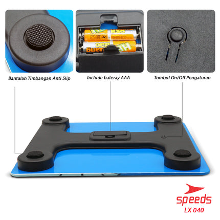 SPEEDS Kids Mini Digital Cartoon Design Body Weight Scale 180 KG 040-11