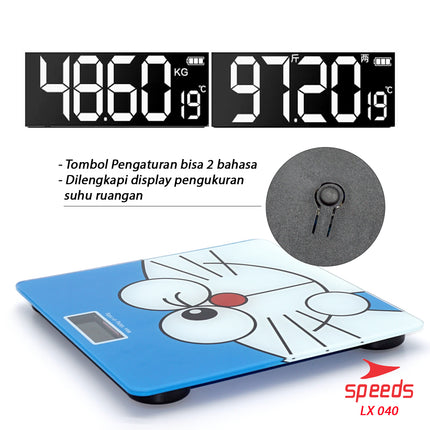 SPEEDS Kids Mini Digital Cartoon Design Body Weight Scale 180 KG 040-11