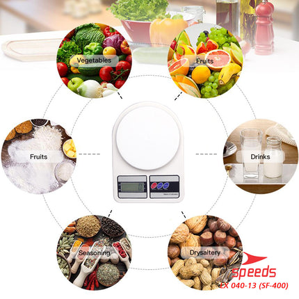 SPEEDS Timbangan Dapur Digital Timbangan Mini / Electronic Portable Scale 040-13