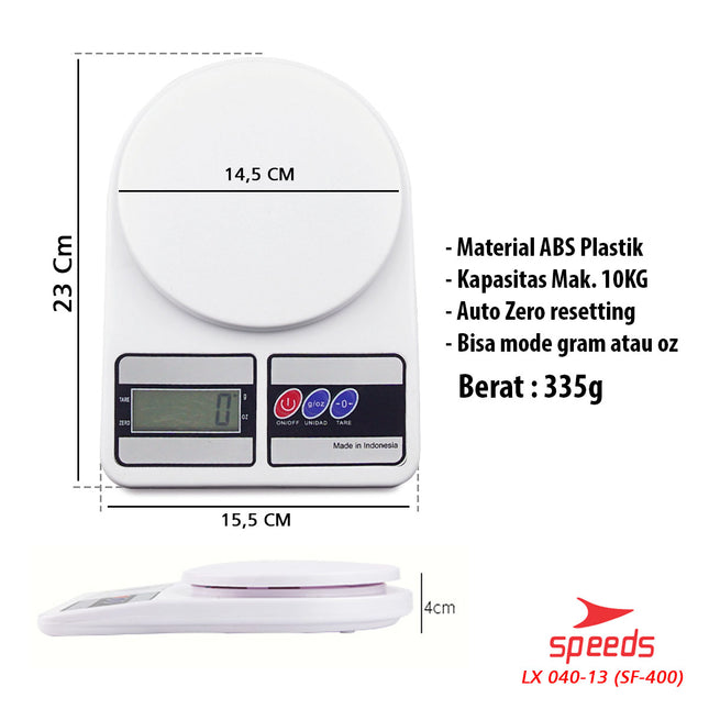 SPEEDS Timbangan Dapur Digita 040-13