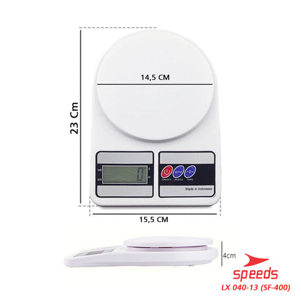 SPEEDS Timbangan Dapur Digital Timbangan Mini / Electronic Portable Scale 040-13