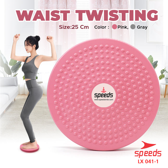 SPEEDS Magnetic Trimmer Jogging Body Plate Waist Twisting Fat Burning Device LX 041-1