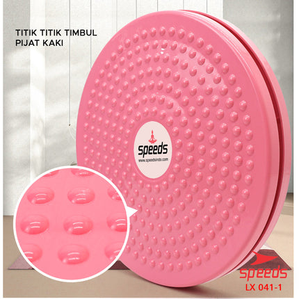 SPEEDS Magnetic Trimmer Jogging Body Plate Waist Twisting Fat Burning Device LX 041-1