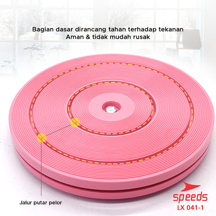 SPEEDS Magnetic Trimmer Jogging Body Plate Waist Twisting Fat Burning Device LX 041-1