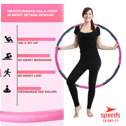 SPEEDS Hula Hoop Foam Bongkar Pasang Portabel 041-11