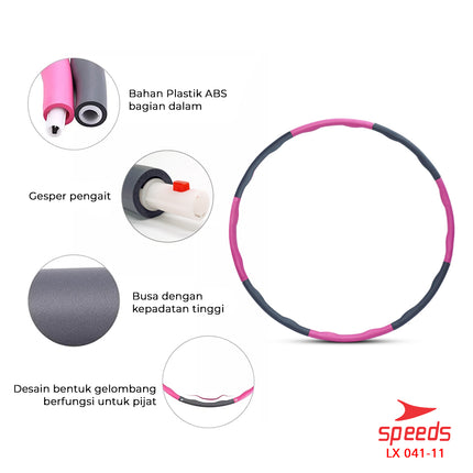 SPEEDS Hula Hoop Foam Bongkar Pasang Portabel 041-11