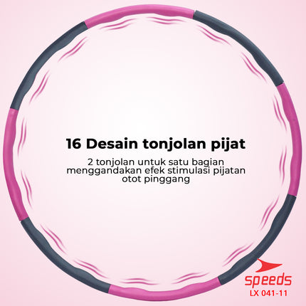 SPEEDS Hula Hoop Foam Bongkar Pasang Portabel 041-11