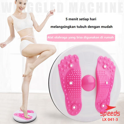 SPEEDS Magnetic Trimmer Jogging Body Plate Waist Twisting Body Slimming Abdomen LX 041-3